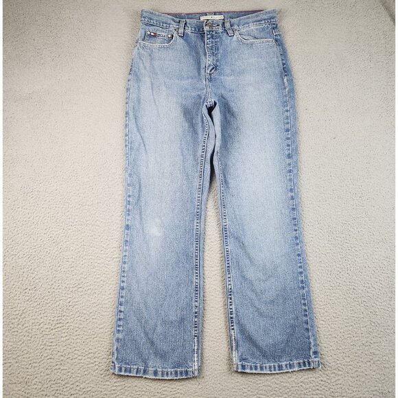 Tommy Hilfiger Denim - Tommy Hilfiger Jeans Women's 10 Classic Boot Relaxed Fit Y2K Trouser Blue Denim